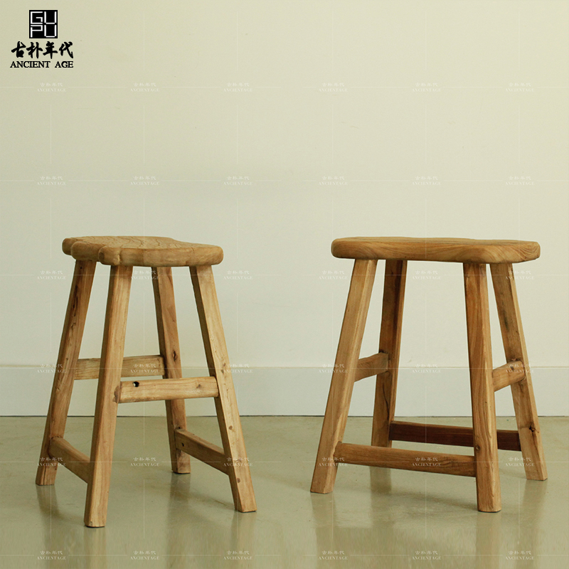 老榆木 老门板 简约现代 实木家具