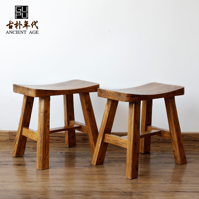 老榆木 老门板 简约现代 实木家具
